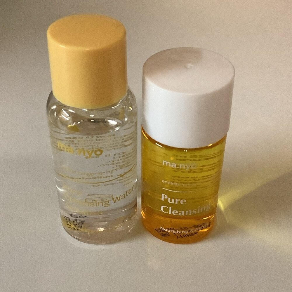 Manyo Pure Cleansing Oil & Pure Cleansing Water Sensitive - 0.84 oz each - New